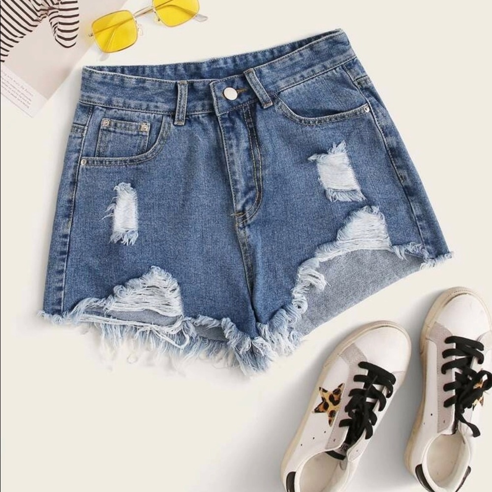 SHEIN denim shorts!!